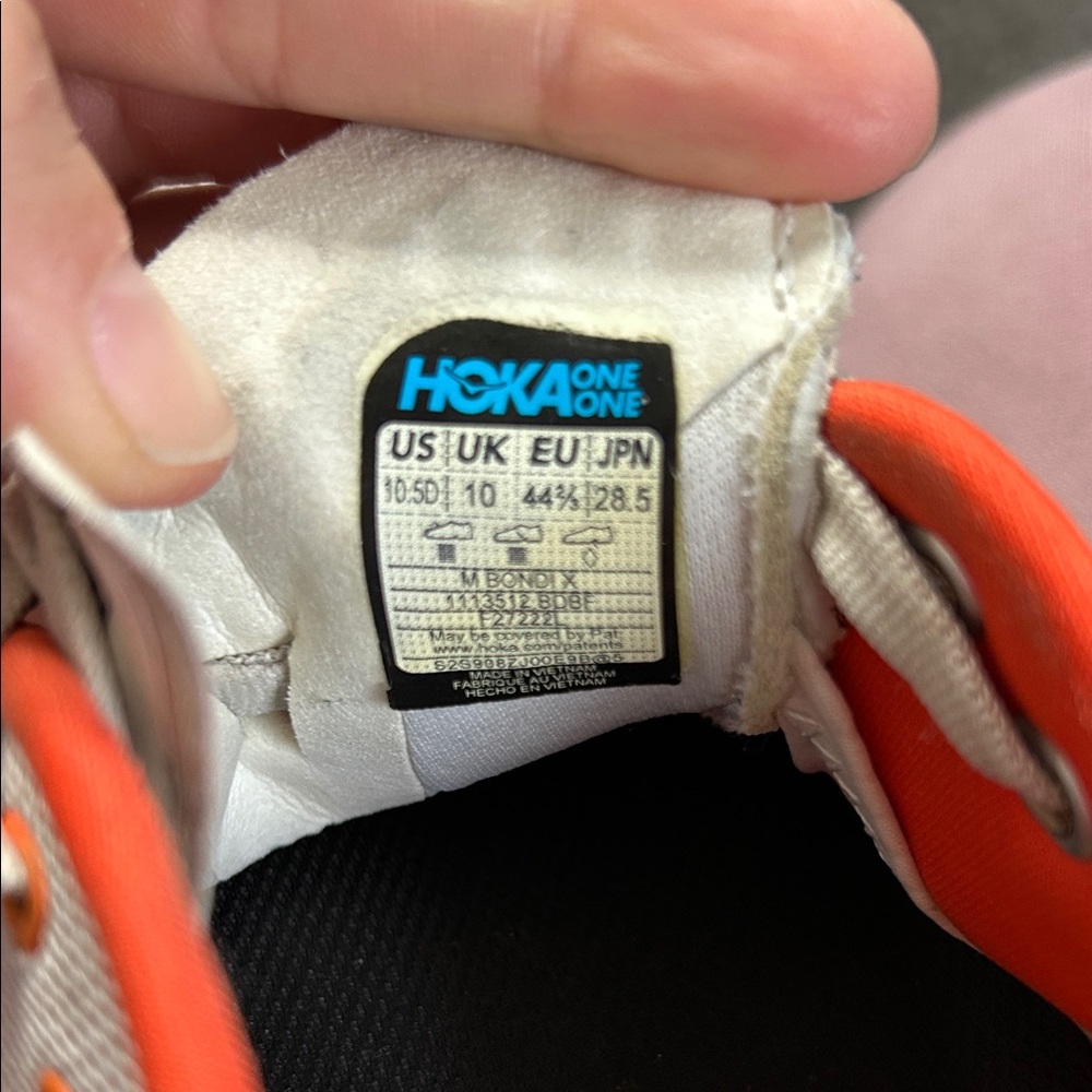 Men’s Hoka Bondi X in size 10.5 D - Picture 7 of 7